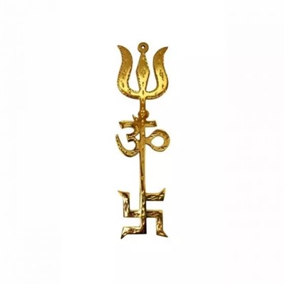 Тришакти Янтра из чистого Аштадхату, Trishakti Yantra (Pure Ashtadhatu), произв. Kalyan Puja