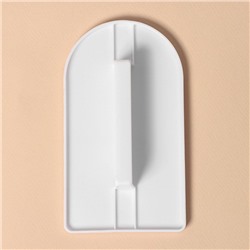 Шпатель кондитерский с ручкой KONFINETTA, 14.2×8 см, белый