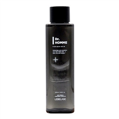 Lebelage Уценка Увлажняющий тонер для лица мужской / Dr. Homme For Man Skin, 250 мл