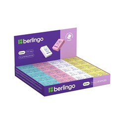 Ластик Berlingo "Animals", прямоугольный, термопластичная резина, 28*18*10мм