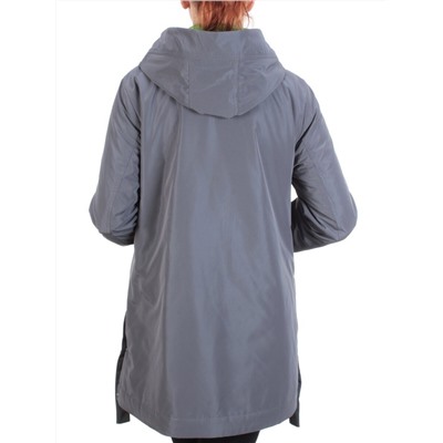 2192 DK. GRAY Пальто демисезонное женское Parten (50 гр. синтепон)