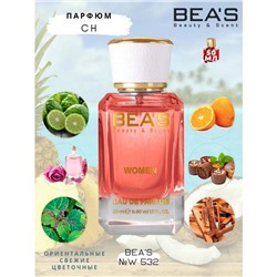 Beas W532 Carolina Herrera CH Women edp 50 ml, Парфюм женский Beas W532 создан по мотивам аромата Carolina Herrera CH
