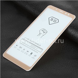 Защитное стекло на экран для Samsung Galaxy A8 Plus 2018 SM-A730FZD 5-10D (ELTRONIC) золото