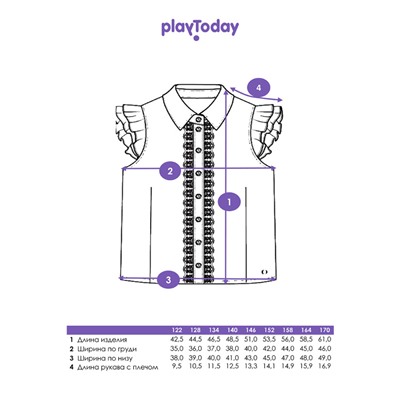 Блузка для девочки