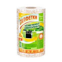 Салфетка универсальная HOUSE LUX 22*23 COLOR спанлейс 45г/м2 рулон 100шт
