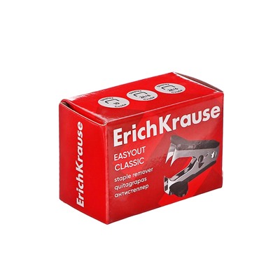 Антистеплер канцелярский, ErichKrause, чёрный, МИКС