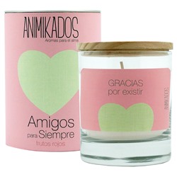 Свеча ароматическая Animikados, Friends for Life, Frutos Rojos, 40 ч