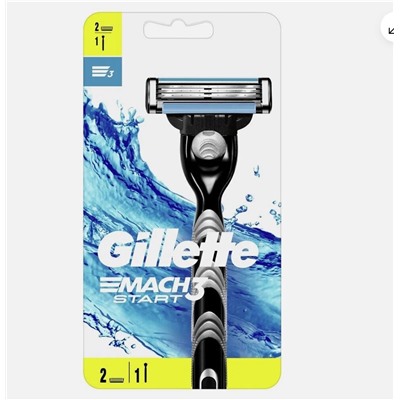 1 Станок "MACH 3" СТАРТ + 2 кассеты