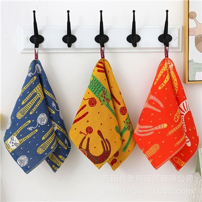 Creative gauze children's towel, scarf for kindergarten, wholesale