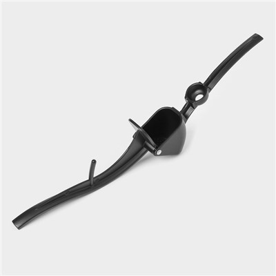 Пресс для чеснока Magistro Alum black, 18.5, с выталкивателем косточек, чёрный