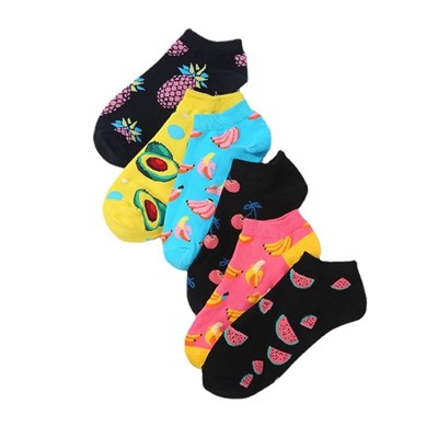 Tide, summer trend fruit fashionable short socks, European style, wholesale