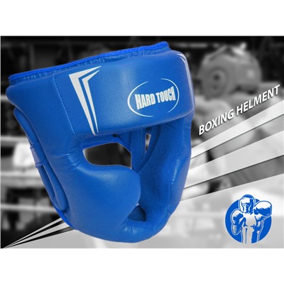 Шлем боксёрский закрытый blue XL