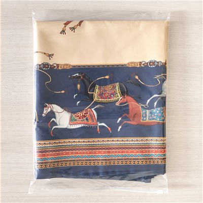 СКАТЕРТЬ ОВАЛЬНАЯ "PASSAGE"140Х300СМ ,БЕЖЕВЫЙ, 100% ХЛОПОК,ТВИЛ, ПРОПИТКА