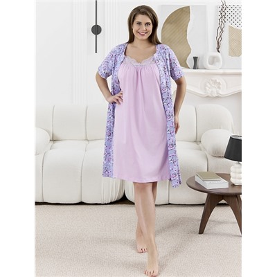 Женский халат Забвение-2 Х-773 / сиреневый