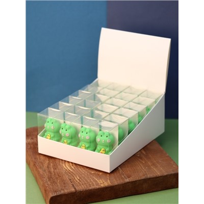 Точилка для карандашей "Green little frog", шоу-бокс 24 шт.