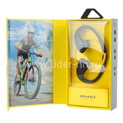 Наушники MP3/MP4 AWEI (A880BL) Bluetooth вакуумные желтые