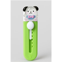 Канцелярский нож "Glass dog", green