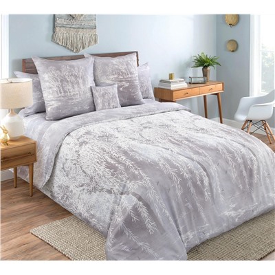 КПБ Ивушка коричневый сатин в подарочной коробке Текс-Дизайн Акция