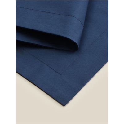 Наволочка 300ТС SL Home Percale 50×70+3 см, синий, 100% хлопок