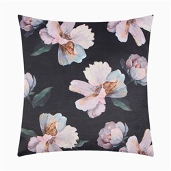 Наволочка декоративная Этель Flowers 45х45см, полиэстер, велюр