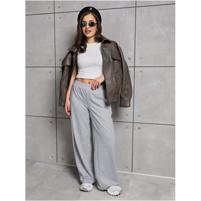 Брюки "Кружево" Серый Меланж