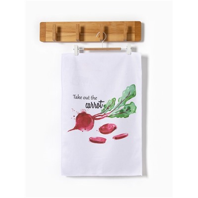Полотенце Доляна Beet, 40×60±3 см, 100% п/э, микрофибра