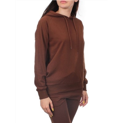 E102 BROWN Костюм спортивный женский (хлопок 90%, полиэстер 10%)