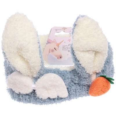 Повязка на голову "Little bunny- Lucky", микс 4 цвета, 20*6 см (подвес Единорожек)
