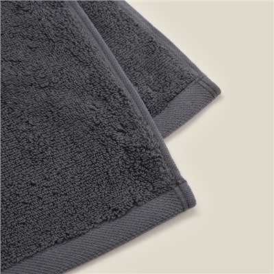 Полотенце махровое SL HOME: Basic "Гри Сандре" 50х90 см, 100% хлопок, 530 г/м2