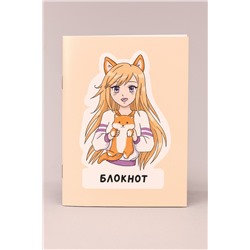 Блокнот А6 Аниме "Love corgi girl"