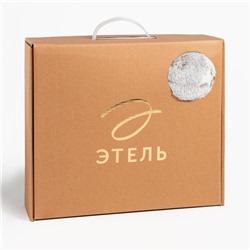 Плед с рукавами светящийся в темноте Этель "Звезды" 150*200, 100% п/э, 220 гр/м2