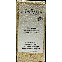 Маш очищенный белый органический "Amilfoods"
