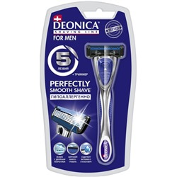 Станок для бритья DEONICA 5 FOR MEN со сменной кассетой