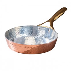 Медная сковорода с термостойкой ручкой, Copper Frying Pan with Heat-Resistant Handle, произв. P-TAL