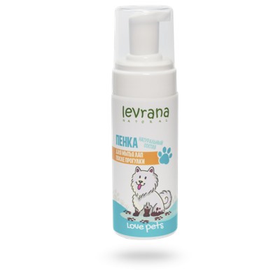 Пенка для мытья лап после прогулки, Love pets, 150мл