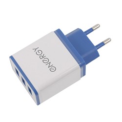 Зарядка ET-34 3USB белая 104292