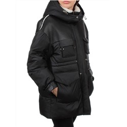 338-X01BLACK Куртка зимняя женская (200 гр. холлофайбер)