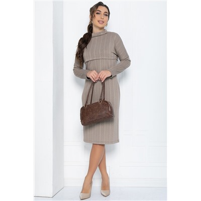 Платье Нарина (коричневое) П12049