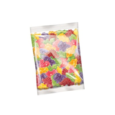 «KrutFrut», мармелад жевательный, со вкусом маракуйи, граната, персика, винограда, малины и груши (упаковка 0,5 кг)