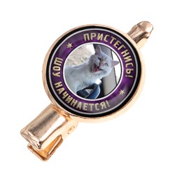 HZF-0354 Заколка Пристегнись, шоу начинается!
