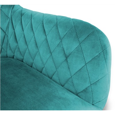 Стул барный SHT-ST38/S94
                        альпийский бирюз. / прозрачный лак / черный