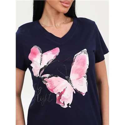 Футболка Поликсена чернильный ИвК