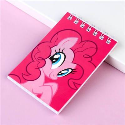 Блокнот А7, 32 листа, на гребне, My Little Pony