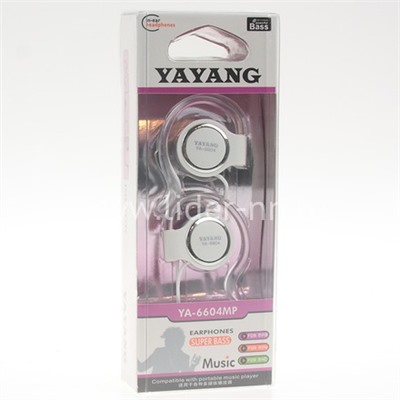 Наушники MP3/MP4 YAYANG (YA-6604HP) белые