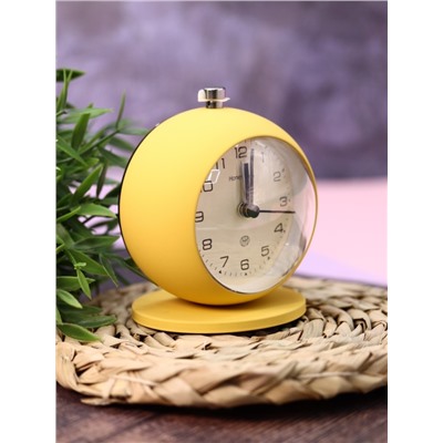 Часы-будильник «Clock UFO», yellow (12х10,1 см)