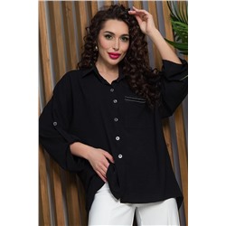 Рубашка Лиссабон (черная) Б13261-7М