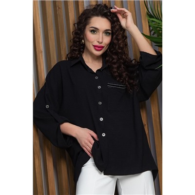 Рубашка Лиссабон (черная) Б13261-7М