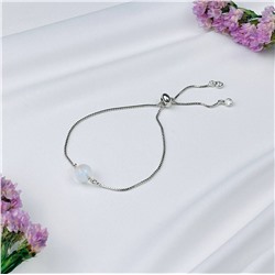 Радуга Самоцветов Браслет регулируемый с Лунным камнем