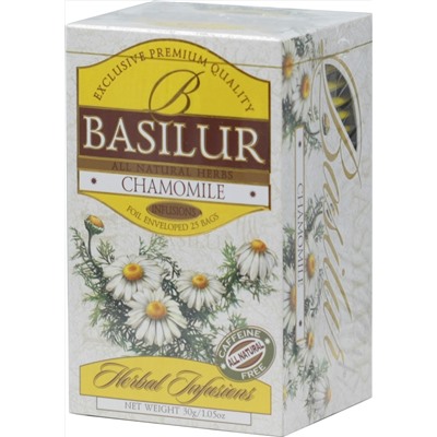 BASILUR. Herbal Infusions. Ромашка 30 гр. карт.пачка, 25 пак.