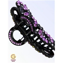 Заколка-краб для волос со стразами КР14 тип 1